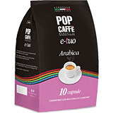 Pop Caffè Arabica (100 capsule compatibili con Fior Fiore Coop e Lui Espresso)