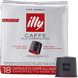 Illy Caffè all'americana - Tostatura Media (108 capsule originali Iperespresso)