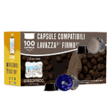 ToDa Gattopardo Blu (100 capsule compatibili con Lavazza Firma)