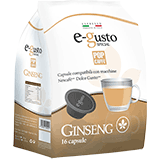 Pop Caffè Ginseng solubile (96 capsule compatibili con Nescafè Dolcegusto)