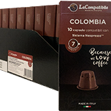 Lacompatibile Colombia (100 capsule autoprotette compatibili con Nespresso)