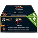 Vergnano E'spresso Arabica Compostabile (50 capsule compatibili con Nespresso)